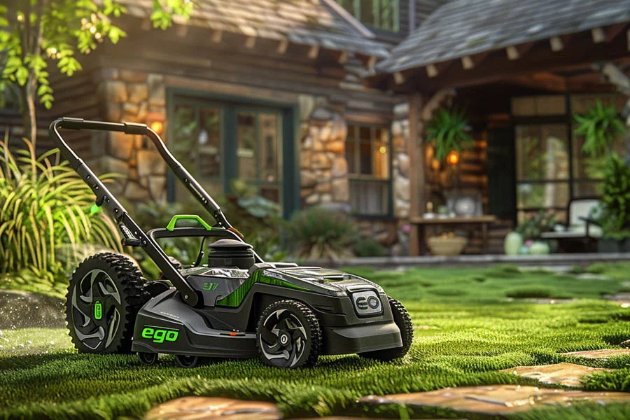 self propelled battery mower