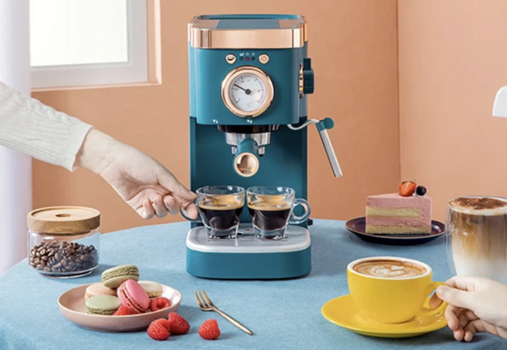 espresso machine with steam wand and grinder