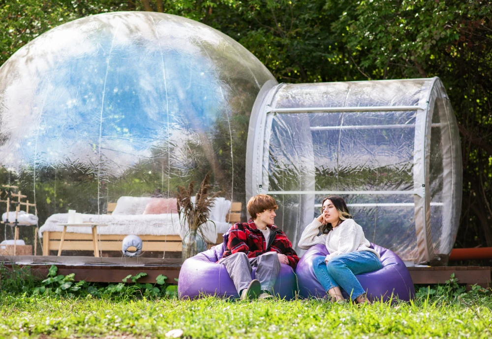 can you live in a bubble tent